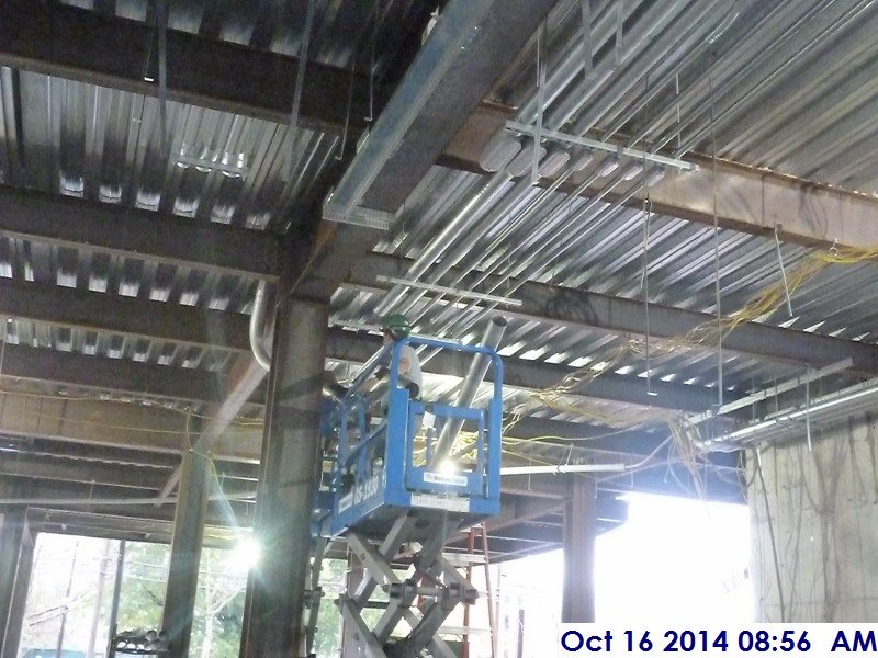 Continued installing overhead conduit for the 2nd Floor Facing East  (800x600)